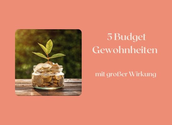 5 Geldgewohnheiten